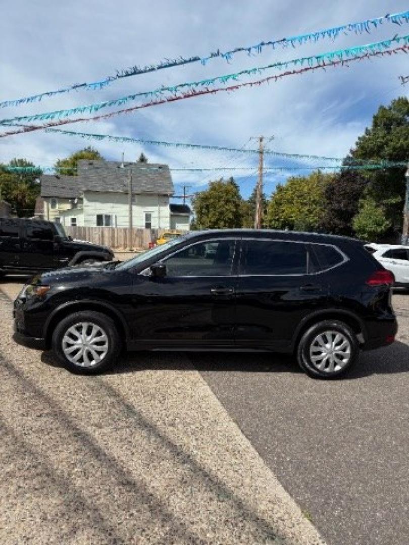 2017 Magnetic Black Nissan Rogue S (JN8AT2MV8HW) with an 2.5L I-4 DOHC engine, located at 745 S Robert St, St. Paul, MN, 55107, (651) 222-2991, 44.923389, -93.081215- Photo#3