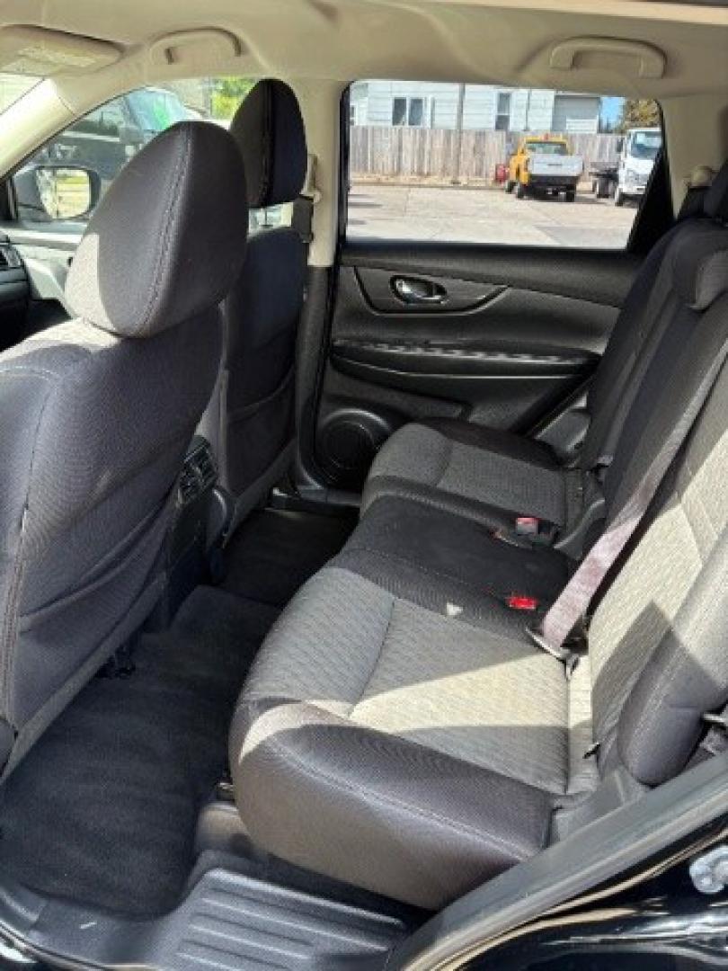 2017 Magnetic Black Nissan Rogue S (JN8AT2MV8HW) with an 2.5L I-4 DOHC engine, located at 745 S Robert St, St. Paul, MN, 55107, (651) 222-2991, 44.923389, -93.081215- Photo#14